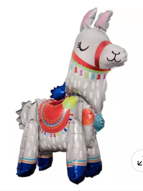 anagram Other - Air-filled Decoration Llama No Helium Balloon